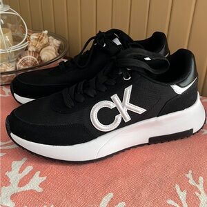 Calvin Klein CK Black and White Sneakers